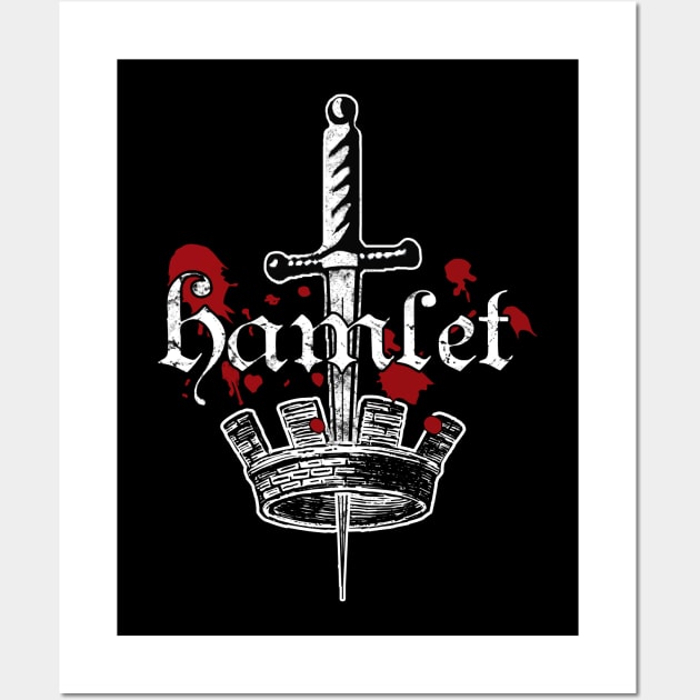 Hamlet by William Shakespeare Wall Art by Scar